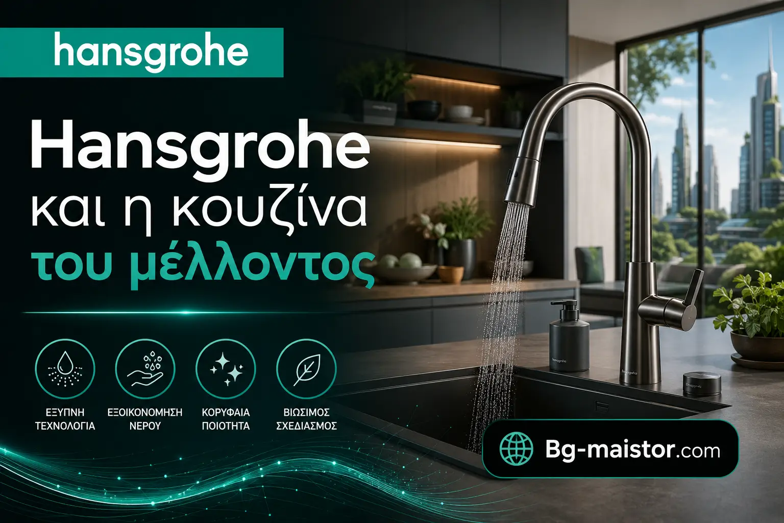 Hansgrohe και η κουζίνα του μέλλοντος | bg-maistor.com